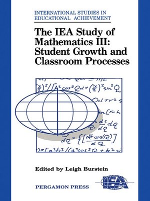 cover image of The IEA Study of Mathematics III